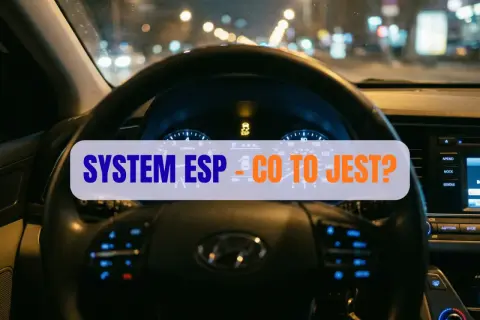 Wskaźnik ESP na desce rozdzielczej samochodu. Dowiedz się, co to jest system ESP i jak działa.