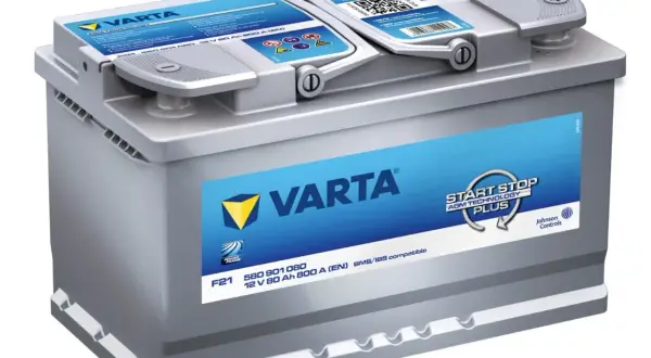 Akumulator Varta 12V 80 Ah 800A, z technologią AGM, idealny do systemów Start-Stop.