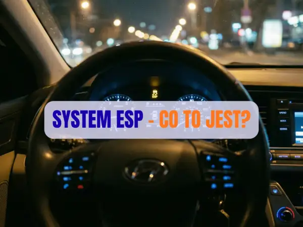 Wskaźnik ESP na desce rozdzielczej samochodu. Dowiedz się, co to jest system ESP i jak działa.